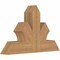 Ekena Millwork Richland Timber Gable Bracket, Western Red Cedar, 36"W x 23"H x 5 1/2"D x 5 1/2"F, 15/12 Pitch GBW036X23X0606RIC00SWR - alternate 5